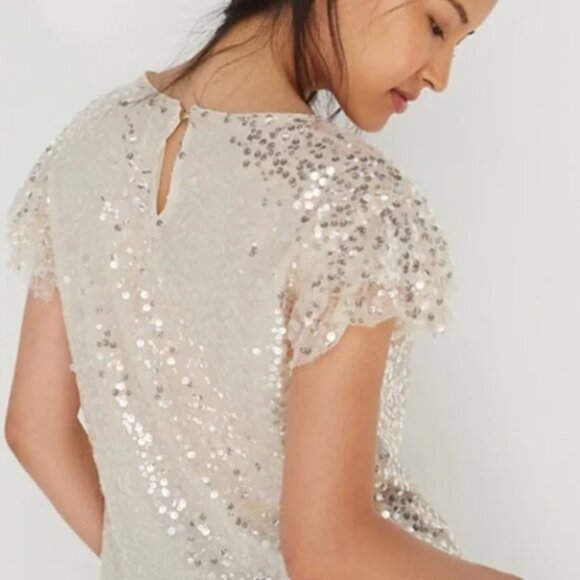 Anthropologie Pamela Sequined Blouse - Size Small - Picture 6 of 8